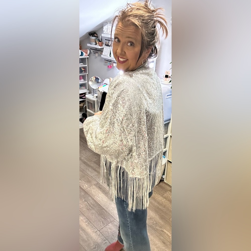 Silver Fringed Jacket
